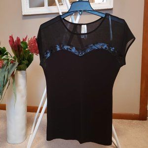 Kische Black Cap Sleeve Top